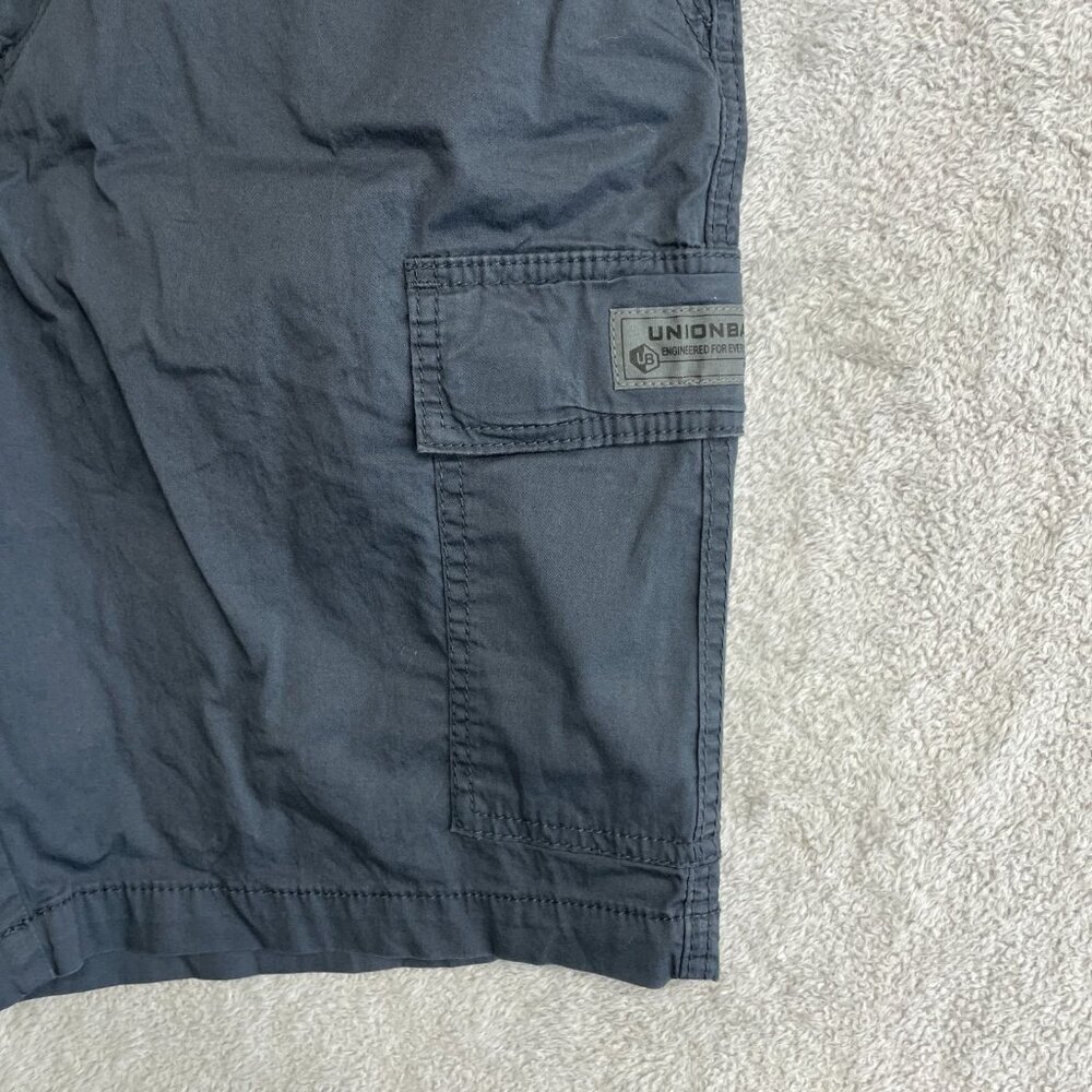 NEW Unionbay Men's Size 34 Cargo Shorts Blue Cotton Spandex Blend - Picture 7 of 8